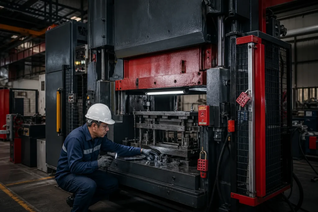 Power Press Maintenance Checklist to Avoid Costly Downtime