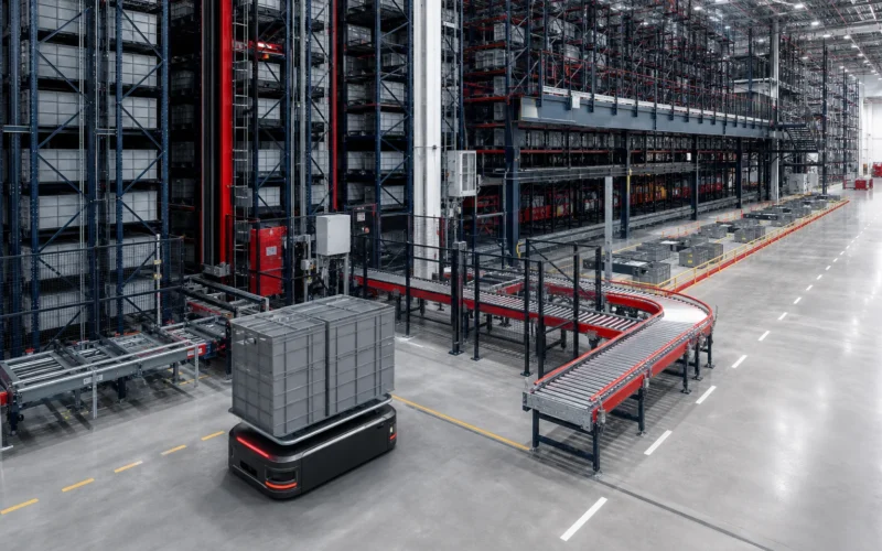 Integrated ASRS, autonomous vehicle and conveyor warehouse automation in Malaysia